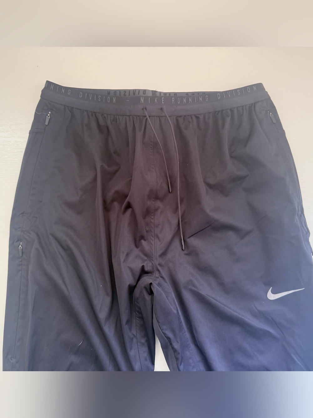 Nike Black Running Division Joggers with Subtle Logo
